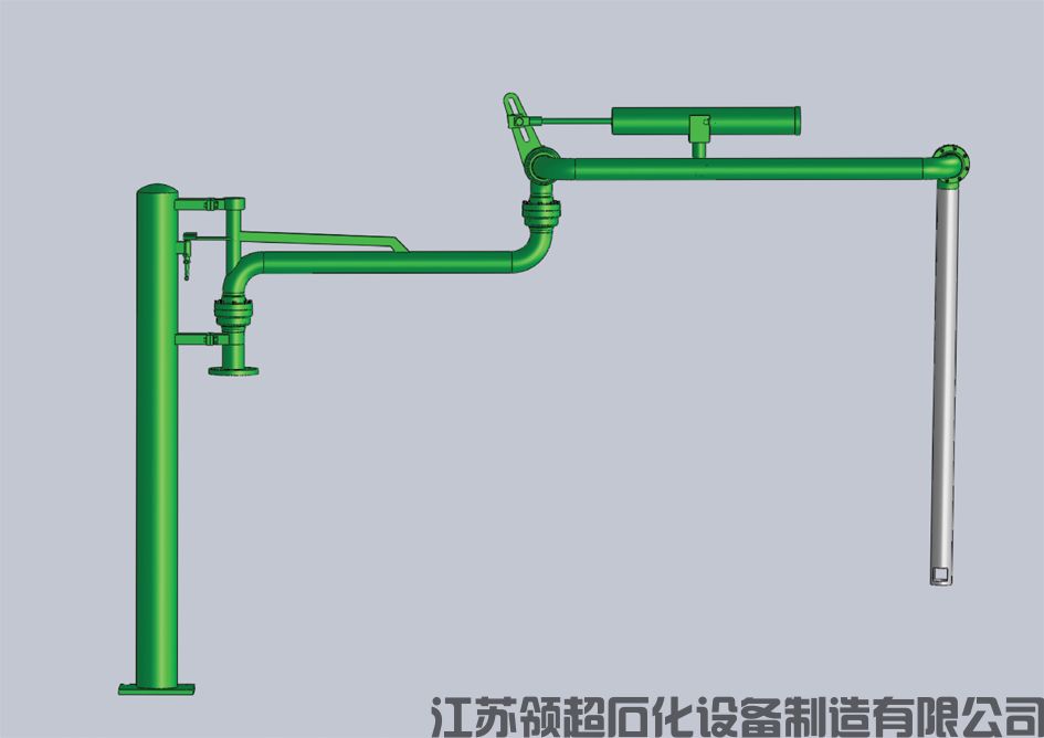 四川巴中市客戶定制采購的一批AL1403汽車頂部裝車鶴管已發往使用現場(1)